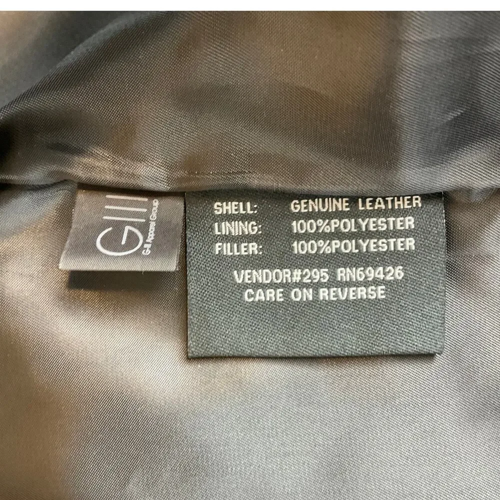 Men's Wilsons Leather Bomber Jacket with Removeable Lining, Black - Size M - Picture 8 of 8